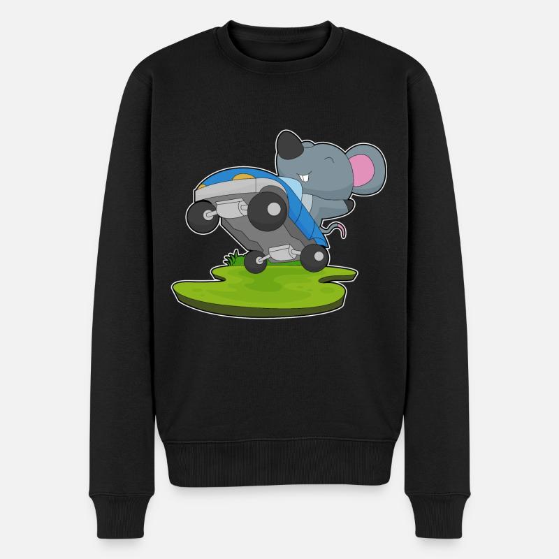 Souris automatique - Pull Premium bio Homme - noir