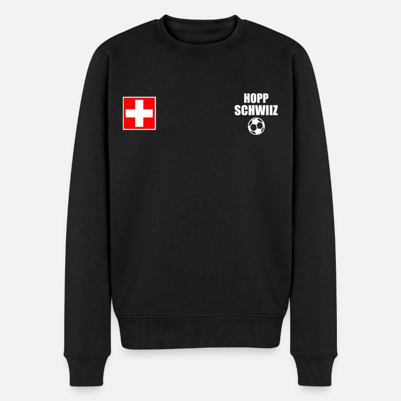 Suisse - Pull Premium bio Homme - noir