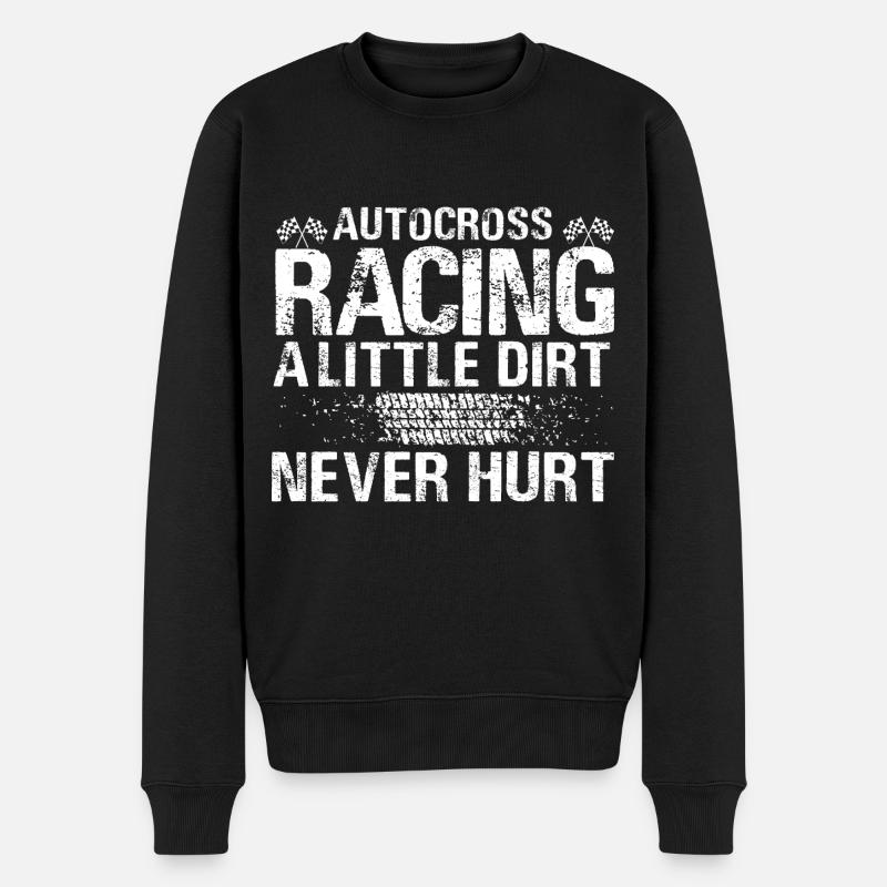 Autocross Rennen Racing Motorsport - Männer Premium Bio Pullover - Schwarz