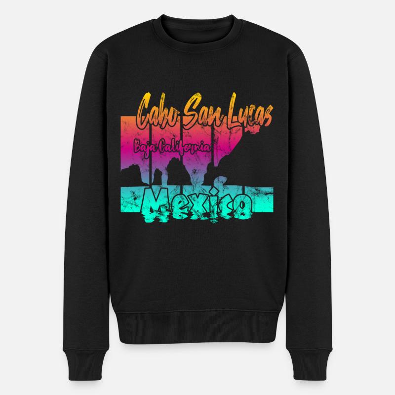 Cabo San Lucas Mexique - Pull Premium bio Homme - noir