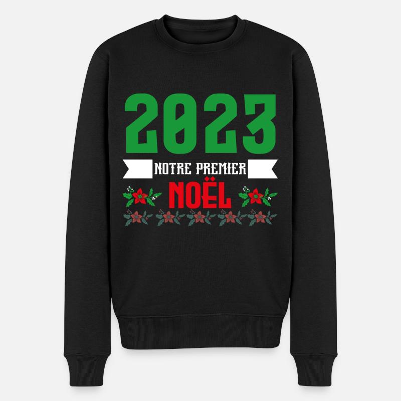 Mon Premier Noel 2023 - Pull Premium bio Homme - noir