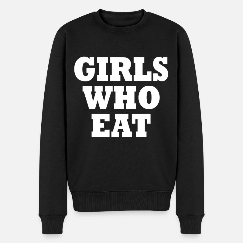 Girls who eat - Pull Premium bio Homme - noir