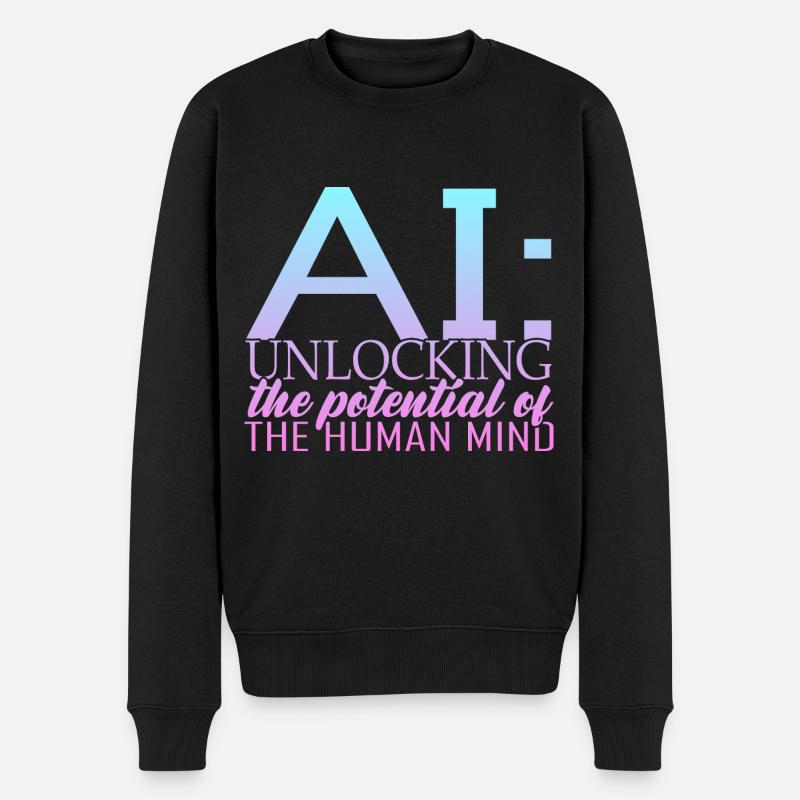 Artificial Intelligence Deep Learning - Men's Premium Organic Jumper - black