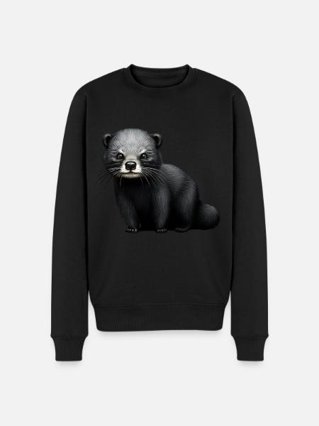 Intriguing Binturong - Men's Premium Organic Jumper - black