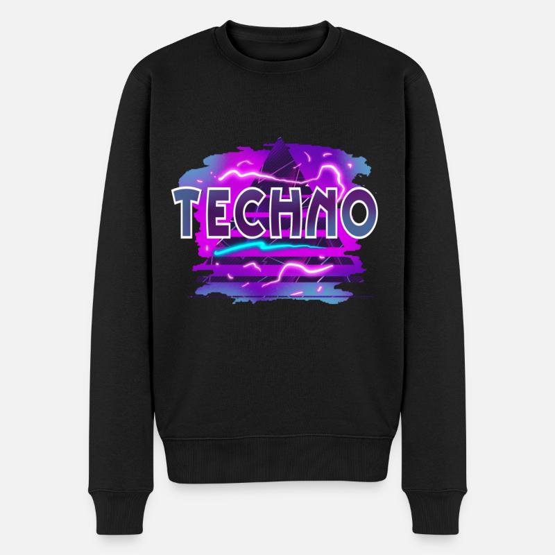 Techno - Pull Premium bio Homme - noir