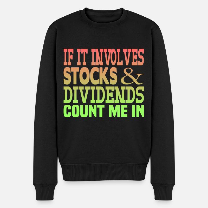 Dividende sur les actions - Pull Premium bio Homme - noir