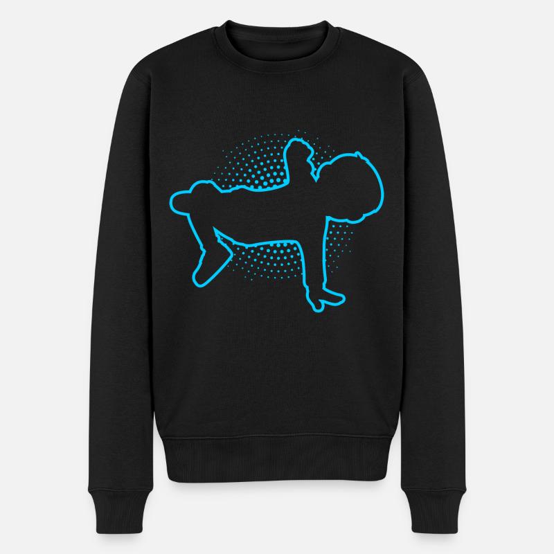 Breakdance Young Breakdancers Dancing - Men's Premium Organic Jumper - black