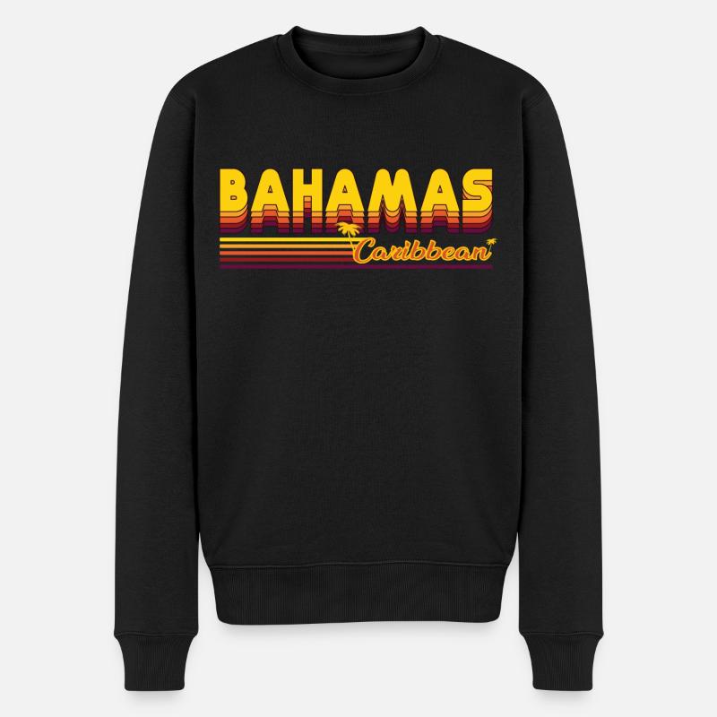 Bahamas - Design de rêves d’île d’été - Pull Premium bio Homme - noir