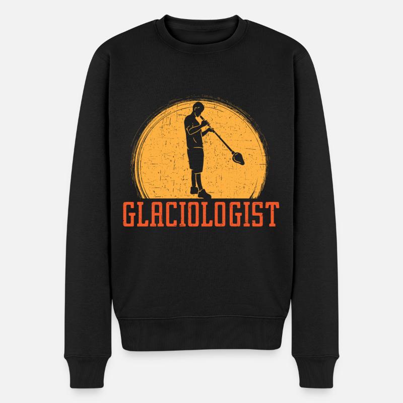 Glassologe Blasrohr Glasbläser Glasblasen - Männer Premium Bio Pullover - Schwarz