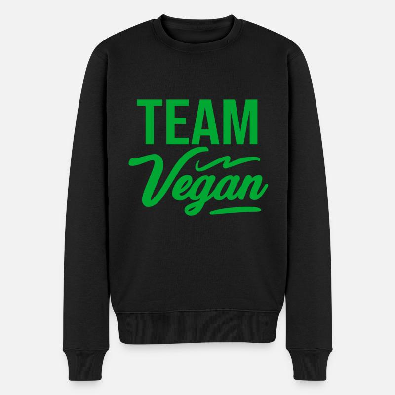 Équipe Vegan - Pull Premium bio Homme - noir