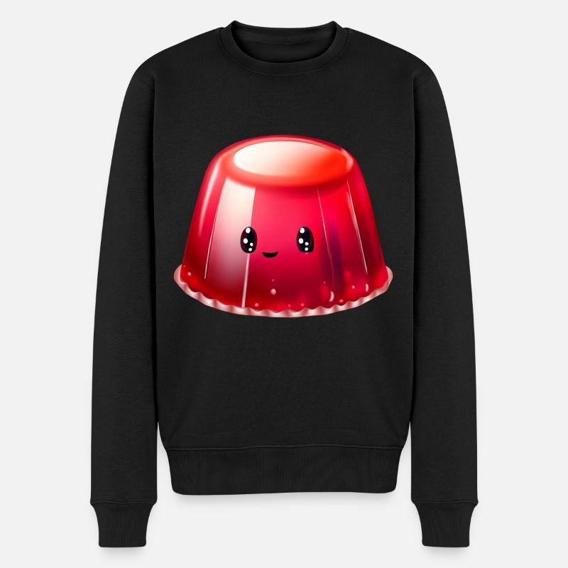 Kawaii Pudding - Pull Premium bio Homme - noir