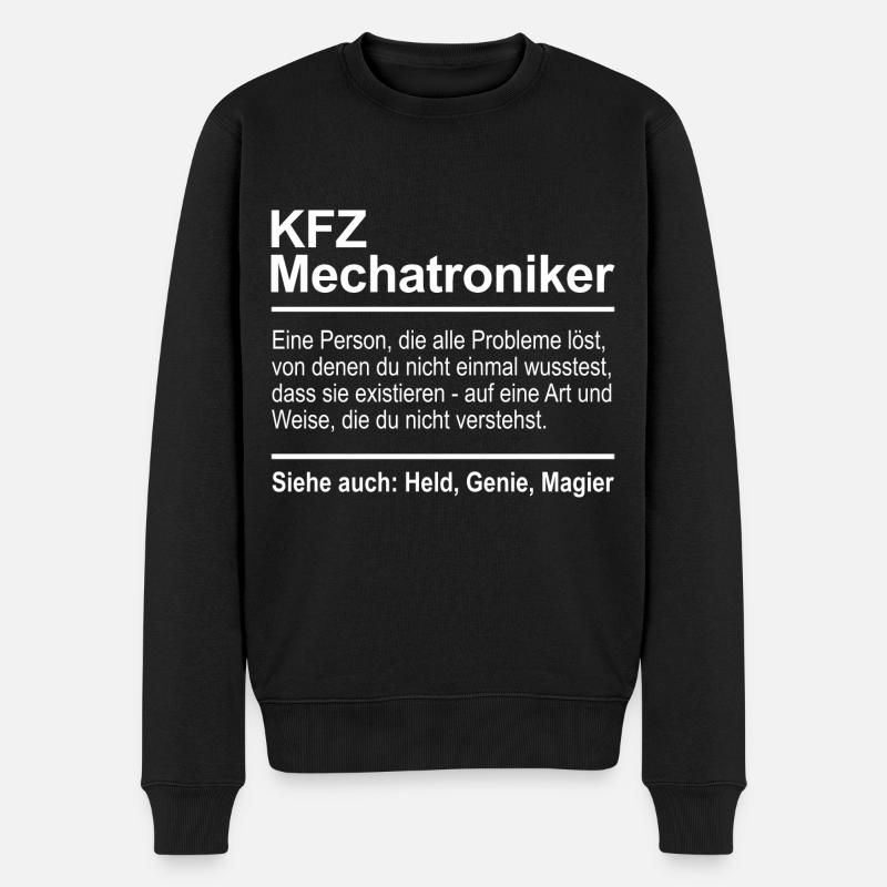 Mécatronicien automobile - Pull Premium bio Homme - noir