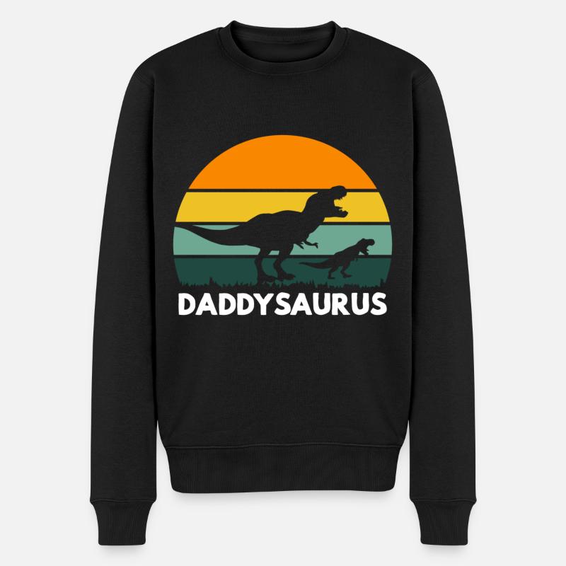 Dinosaurs Tyrannosaurus Rex T-Rex - Pull Premium bio Homme - noir