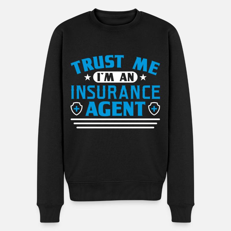 Vendeur d’assurance Agent d’assurance - Pull Premium bio Homme - noir