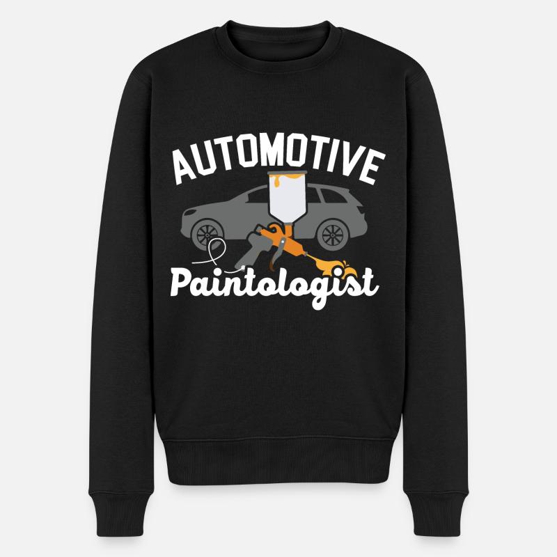 Meine Hände mögen schmutzig sein, aber mein Geld i - Männer Premium Bio Pullover - Schwarz