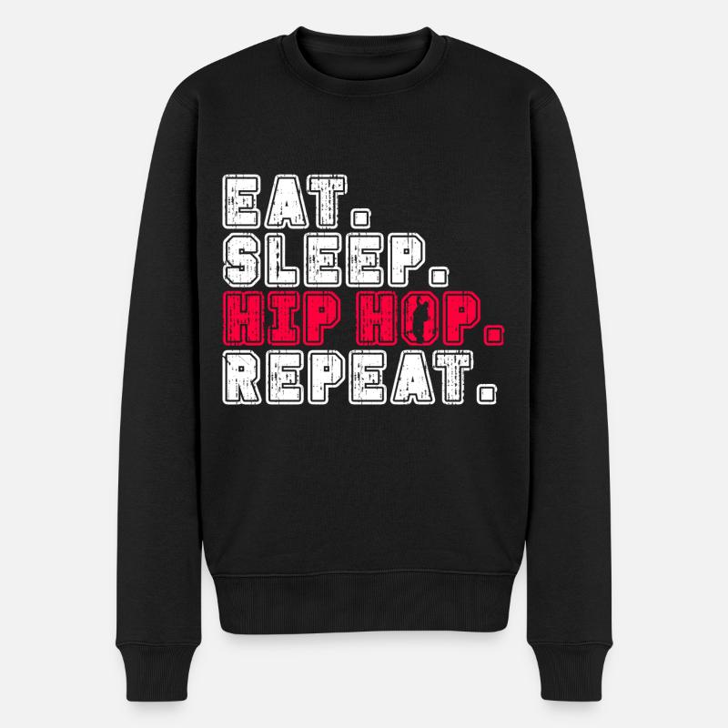 Hip Hop - Pull Premium bio Homme - noir