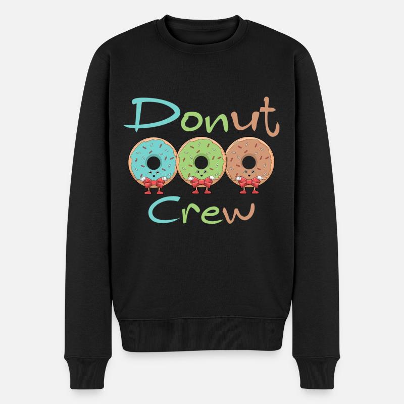 Équipage de beignets - Pull Premium bio Homme - noir
