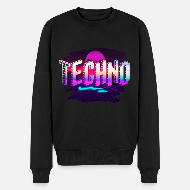 Techno - Pull Premium bio Homme - noir