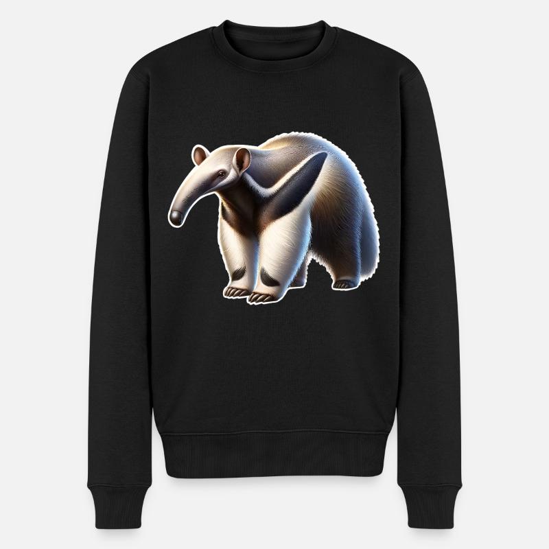 Fourmilier - Pull Premium bio Homme - noir