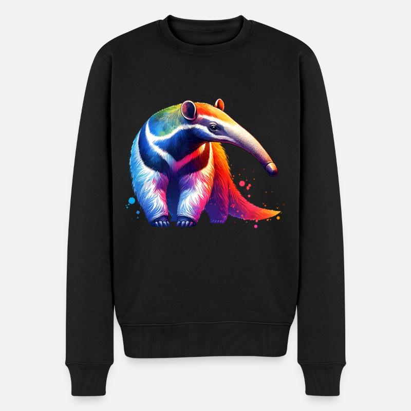 Fourmilier - Pull Premium bio Homme - noir