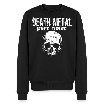 Crâne de Death Metal - Pull Premium bio Homme - noir - Devant - Nico (187cm)