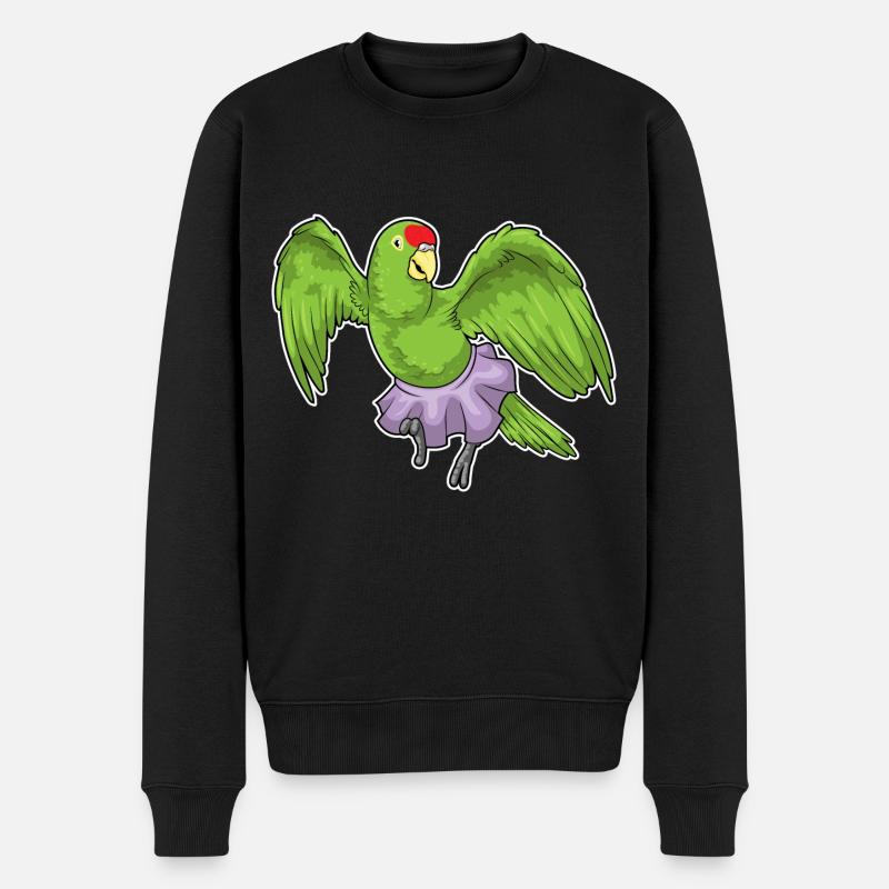 Parrot Ballerina Ballet Danse - Pull Premium bio Homme - noir