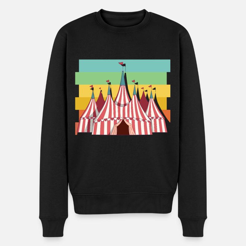 Zircus - Männer Premium Bio Pullover - Schwarz