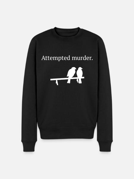 Attempted Murder - Men's Premium Organic Jumper - black