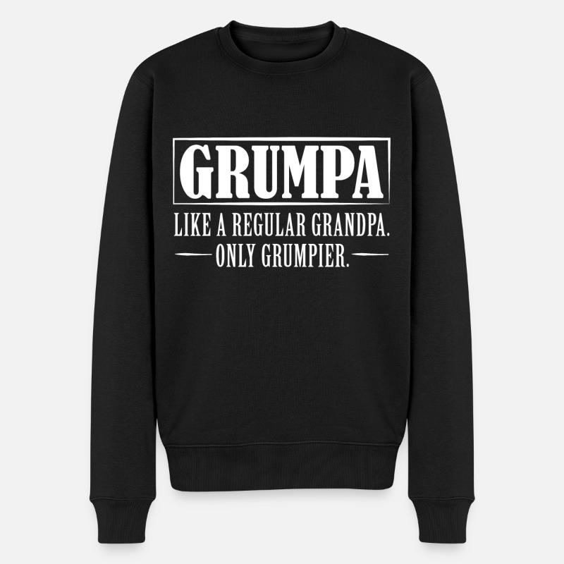 Grumpa - Pull Premium bio Homme - noir