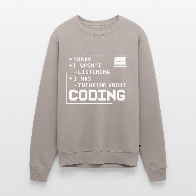 Programmer Programming Computer Developer Pc Men's Premium Organic Jumper