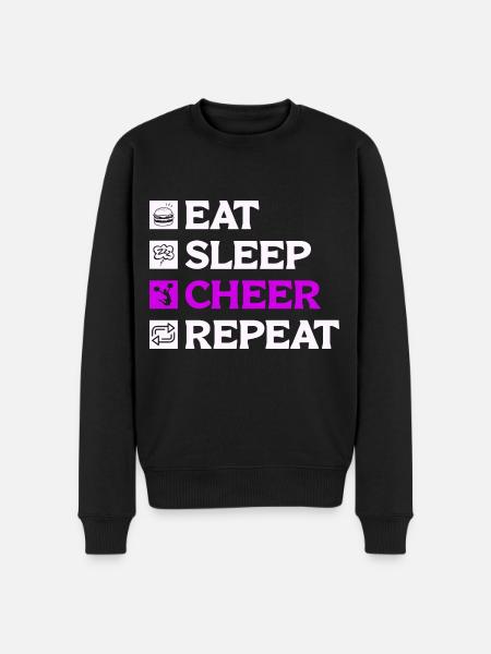 Cheerleading Team Cheerleader Trainer - Men's Premium Organic Jumper - black