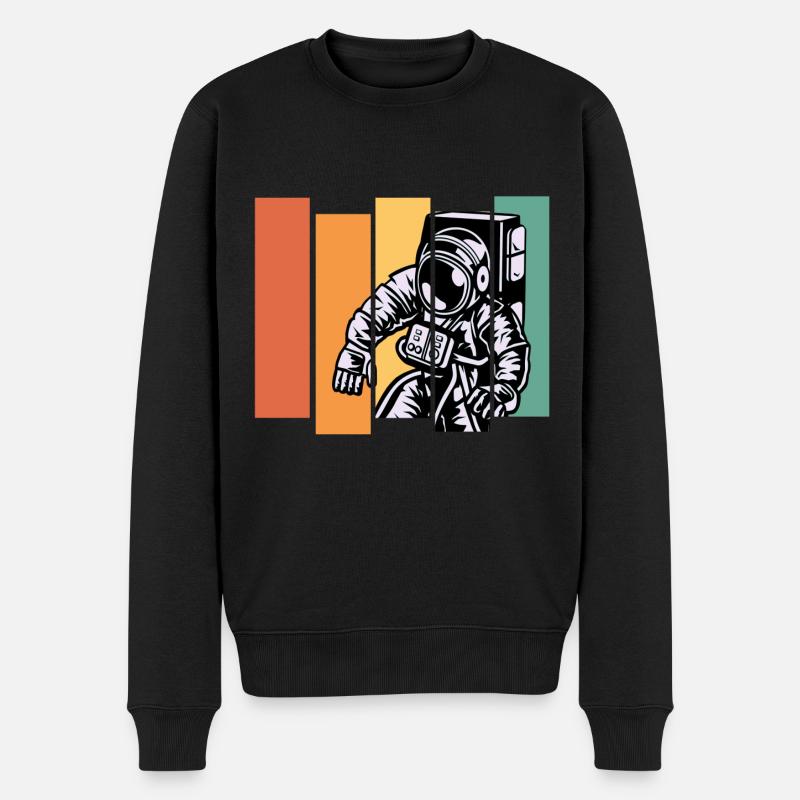 Espace des astronautes - Pull Premium bio Homme - noir