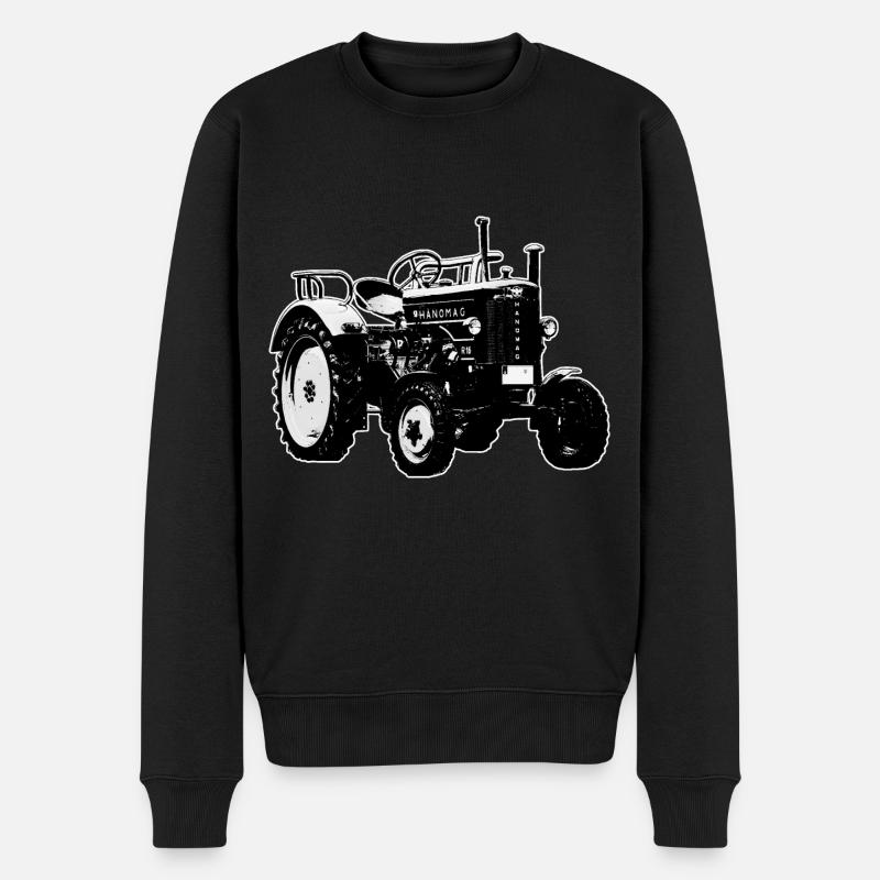 hanomag trecker Hanomag Traktor R16 Ackerschlepper - Männer Premium Bio Pullover - Schwarz