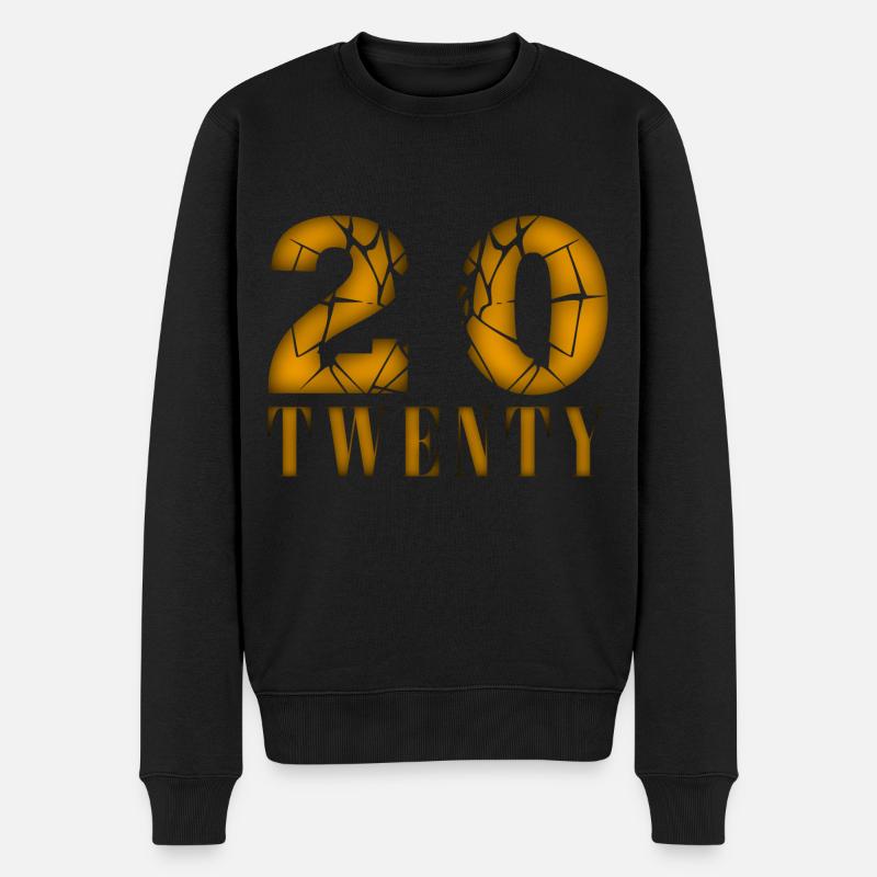20 Jahre alt, Geburtsspruch - Männer Premium Bio Pullover - Schwarz