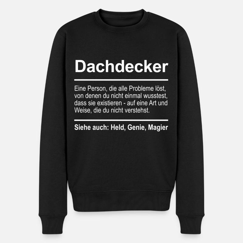 Couvreur - Pull Premium bio Homme - noir