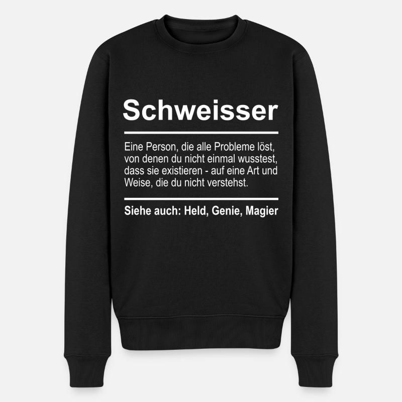 Soudeurs - Pull Premium bio Homme - noir