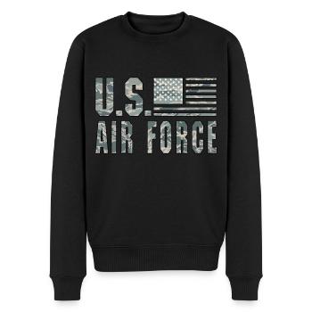 US Air Force - Pull Premium bio Homme - noir - Devant - Nico (187cm)