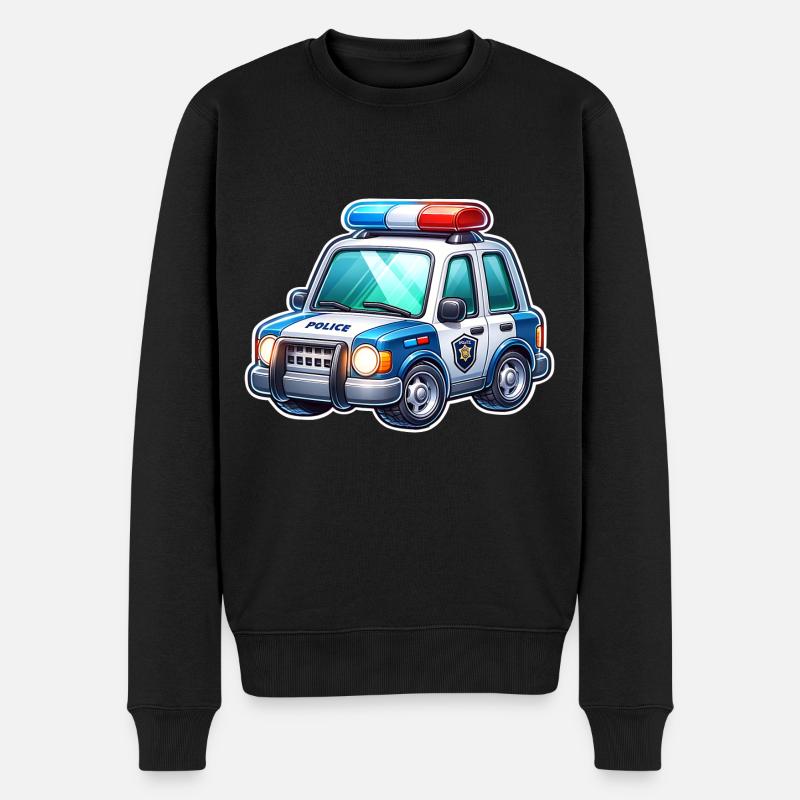 Police - Pull Premium bio Homme - noir
