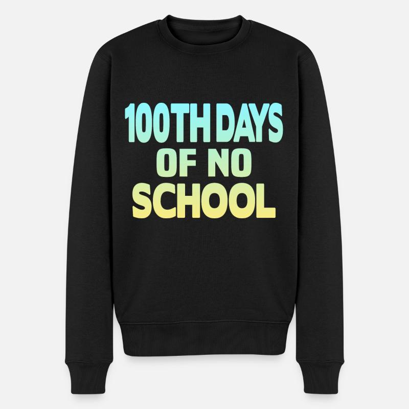 100e jours sans école - Pull Premium bio Homme - noir