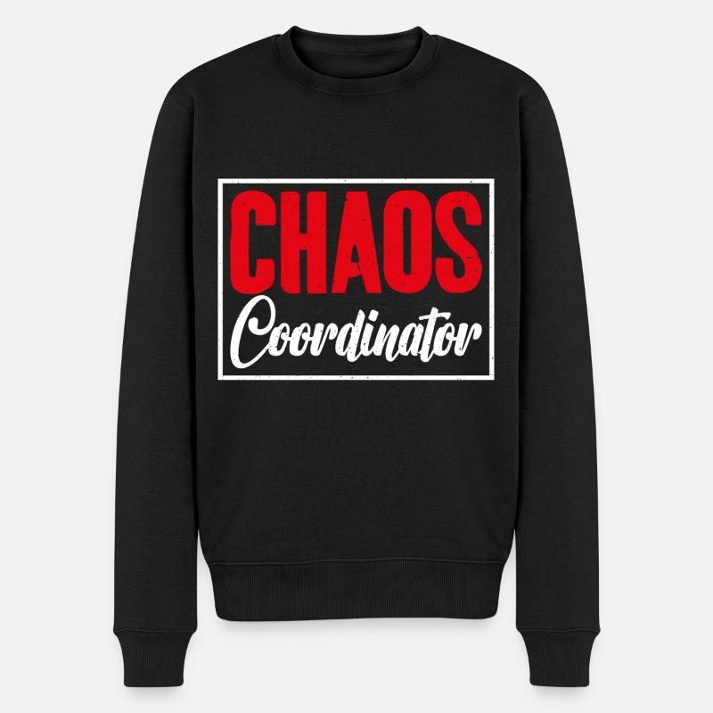 Graphique du chef d’activités du - Pull Premium bio Homme - noir