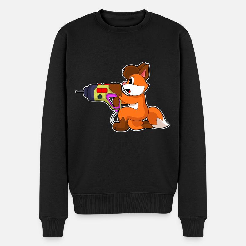 Fuchs Craftsman Drill - Pull Premium bio Homme - noir