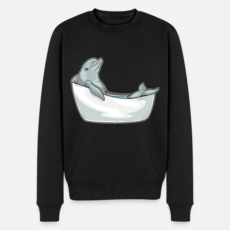 Baignoire Dolphin - Pull Premium bio Homme - noir