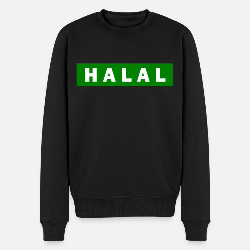 Halal - Männer Premium Bio Pullover - Schwarz