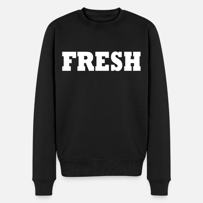 Fresh - Pull Premium bio Homme - noir