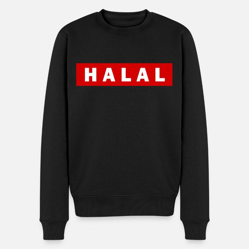 Halal - Männer Premium Bio Pullover - Schwarz