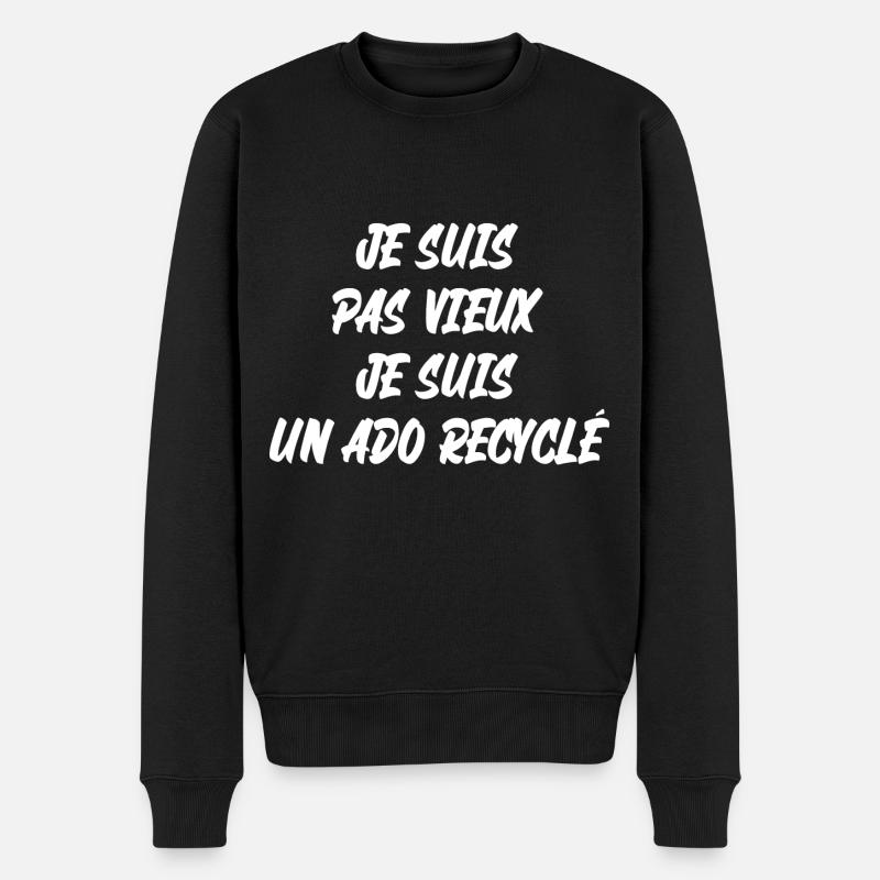 je suis pas vieux - Pull Premium bio Homme - noir