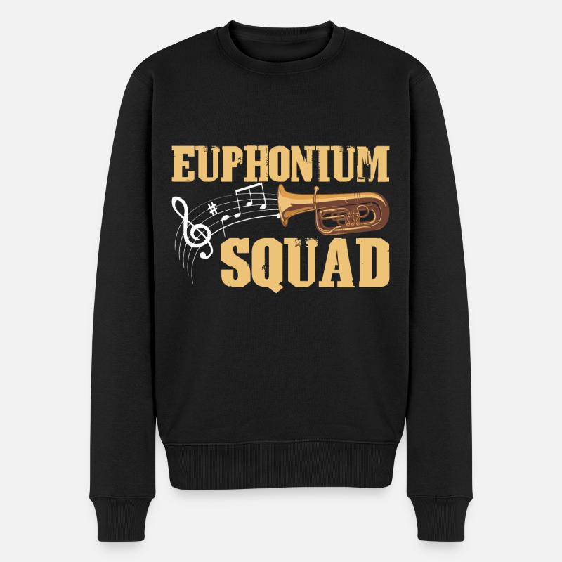 Euphonium Euphoniumspieler Blechbläser Euphonist - Männer Premium Bio Pullover - Schwarz