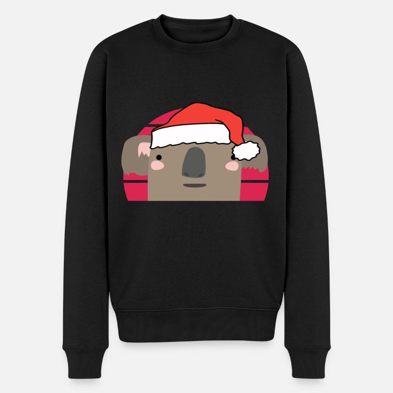 Koala de Noël - Pull Premium bio Homme - noir