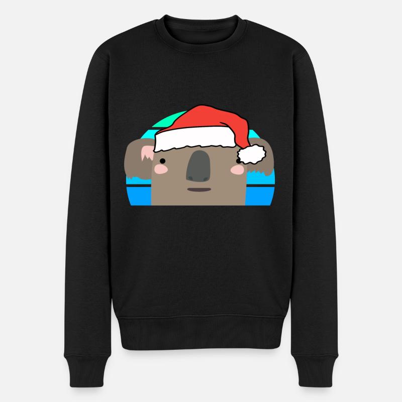 Koala de Noël - Pull Premium bio Homme - noir