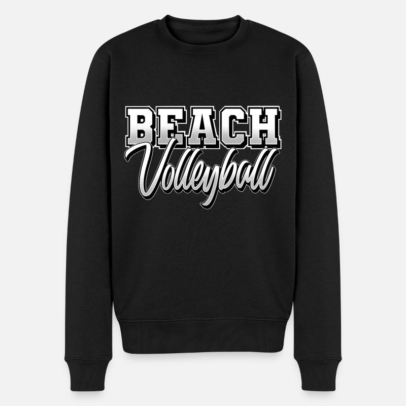 Beach-volley - Pull Premium bio Homme - noir